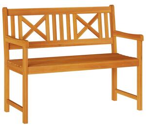 Ławka ogrodowa brązowy 110 x 56 x 90 cm lite drewno akacji