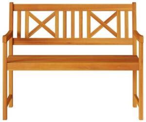 Ławka ogrodowa brązowy 110 x 56 x 90 cm lite drewno akacji
