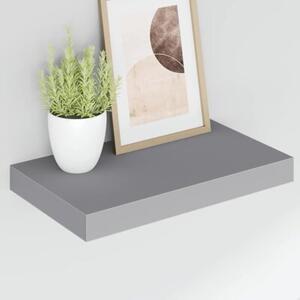 Półki ścienne, 2 szt., szare, 40x23x3,8 cm, mdf