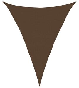 Żagiel przeciwsłoneczny, 160 g/m², brązowy, 4x5x5 m, hdpe