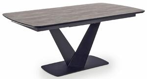 Szary nowoczesny stół rozkładany - Karsen