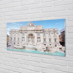Obraz na szkle Rzym Fontanna katedra