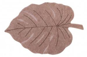 Dywan w kształcie liścia MONSTERA Vintage Nude 120x180 cm