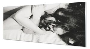 Obraz na szkle Śpiąca kobieta