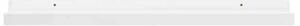Półki ścienne, 4 szt., wysoki połysk, białe, 60x9x3 cm