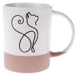 Kubek ceramiczny Cat line, 420 ml