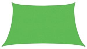Żagiel przeciwsłoneczny, 160 g/m², jasnozielony, 3/4x2 m, hdpe
