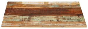 Prostokątny blat do stołu, 70x80 cm, 15-16 mm, drewno z odzysku