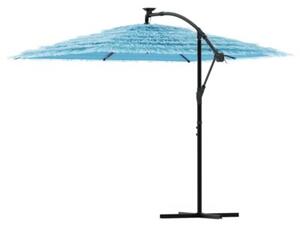 Parasol ogrodowy na stalowym słupku, niebieski, 269x269x235 cm
