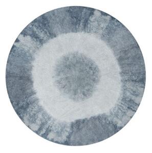 Dekoracyjny dywanik - ręcznie barwiony TIE-DYE Vintage Blue