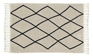 Beżowy dywan w asymetryczne romby 140x200 BEREBER Beige