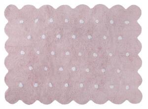 Różowy, bawełniany dywan dziecięcy GALLETA Rosa/Pink 120x160cm