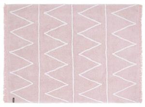 Różowy dywan z frędzlami HIPPY Soft Pink 120 x 160 cm