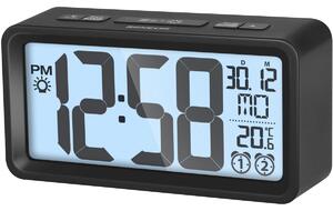 Sencor SDC 2800 B Zegar z alarmem i termometrem, czarny