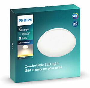Philips 8718699681036 Lampa sufitowa LED Moire 6 W 600 lm 2700 K 22,5 cm, biały