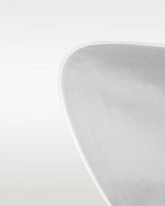 Poszewka satynowa SAN ANTONIO jasny szary z białą lamówką - 40 x 40
