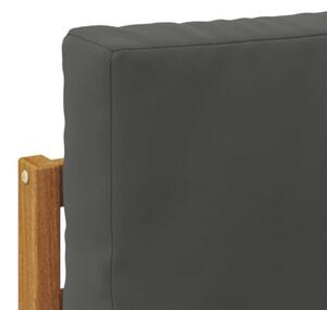 ModuÅowy zestaw sof ogrodowych z litego drewna akacjowego w brÄ zowym kolorze