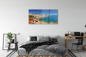 Obraz na szkle Hiszpania Plaża miasto wybrzeże