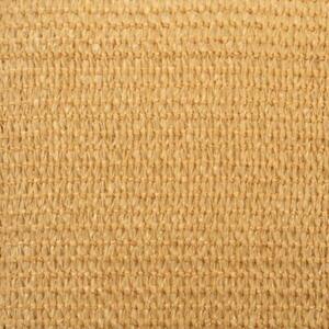 Żagiel przeciwsłoneczny, 160 g/m², piaskowy, 4x5x6,8 m, hdpe