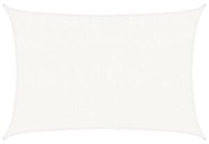 Żagiel przeciwsłoneczny, 160 g/m², biały, 2,5x4 m, hdpe