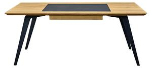 Dębowe biurko na metalowych nogach VITA III