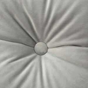 Poduszka kwadratowa Velvet z guzikiem