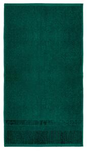 Ręcznik personalizowany IVO - butelkowa zieleń - 50 x 90