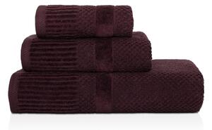 Ręcznik personalizowany IVO - burgund - 50 x 90