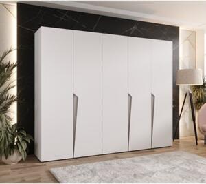 Szafa uchylna otwierana Piano 1 250 wys. 202 cm biaÅy + u. kaszmir
