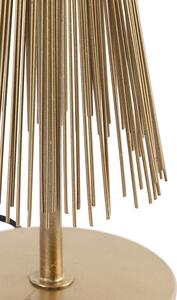 Wiejska lampa stołowa mosiężna - Broom Oswietlenie wewnetrzne