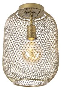 Nowoczesna mosiężna lampa sufitowa - Waya Mesh Oswietlenie wewnetrzne