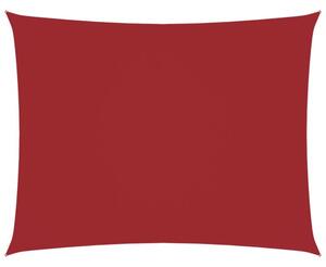 Prostokątny żagiel ogrodowy, tkanina oxford 3,5x4,5 m, czerwony