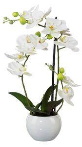 Sztuczna Orchidea w doniczce, 42 cm