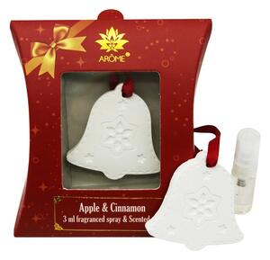 Arome Zestaw prezentowy glinka zapachowa i spray zapachowy 3 ml, Apple Cinnamon