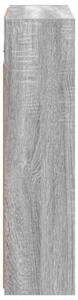 Szafka z lustrem do łazienki szary sonoma 63,5 x 16 x 62,5 cm