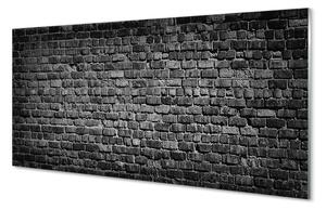Szklany Panel Ceglany Mur w Stylu Retro