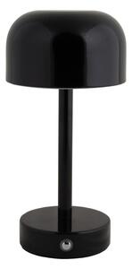 Czarna lampa stołowa LED z metalowym kloszem (wysokość 24,5 cm) James – Leitmotiv