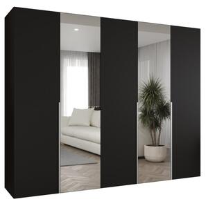 Szafa uchylna otwierana Alicante 2 250 wys. 202 cm czarny + u. kaszmir