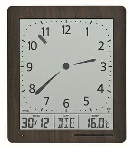 AMS 5893 Cyfrowy zegar ścienny i stołowy, 21 x 24 cm