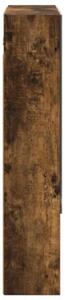 Szafka z lustrem do łazienki dąb wędzony 60 x 14.5 x 70 cm
