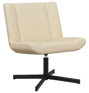 Fotel obrotowy modern w kolorze kremowym