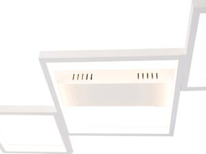 Lampa sufitowa biała z diodami LED 3 stopnie ściemniania 5 lamp - Lejo Oswietlenie wewnetrzne