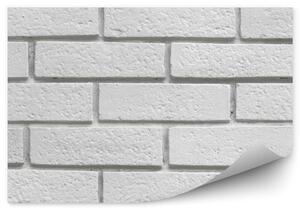 Białe cegły Fototapeta samoprzylepna białe cegły