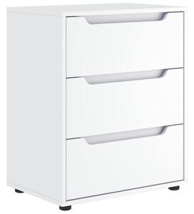 Komoda visnes biaÅa 60x40x73 cm drewno klejone