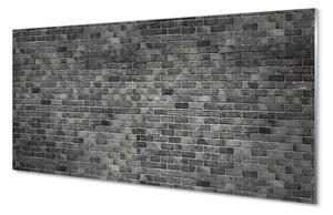 Szkło do Kuchni na Ścianę Klasyczny Mur z Cegieł