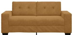 Sofa dwuosobowa, brÄ zowa, 180x77x82 cm, aksamit
