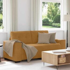 Sofa dwuosobowa, brÄ zowa, 180x77x82 cm, aksamit