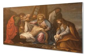 Szklany Panel Ukrzyżowany Jezus