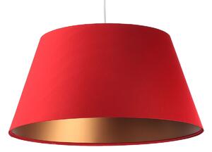 Czerwona nowoczesna lampa wisząca dzwon - S406-Ohra