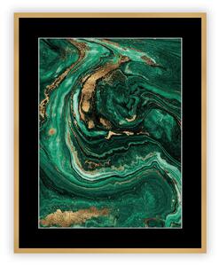 Obraz Abstract Green&Gold I 40 x 50 cm